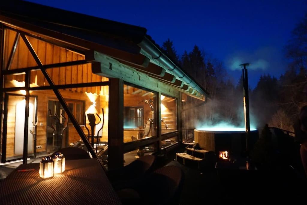 Chalet S - 5 Sterne Luxus Ferienhaus Direkt Am Eibsee Und Zugspitze Грайнау Екстериор снимка