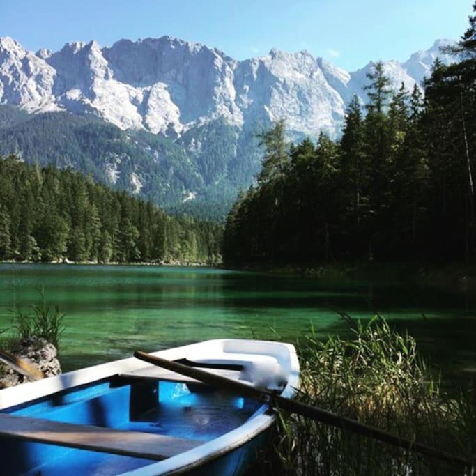 Chalet S - 5 Sterne Luxus Ferienhaus Direkt Am Eibsee Und Zugspitze Грайнау Екстериор снимка